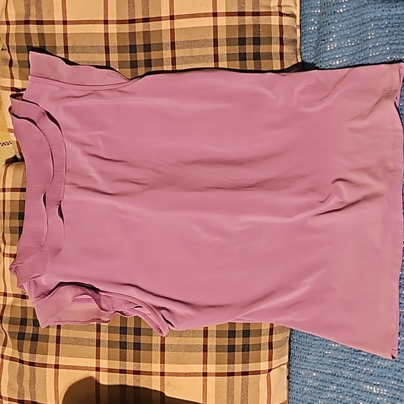 Tommy Hilfiger Ruffled Purple Sleeveless Top - Picture 6 of 6